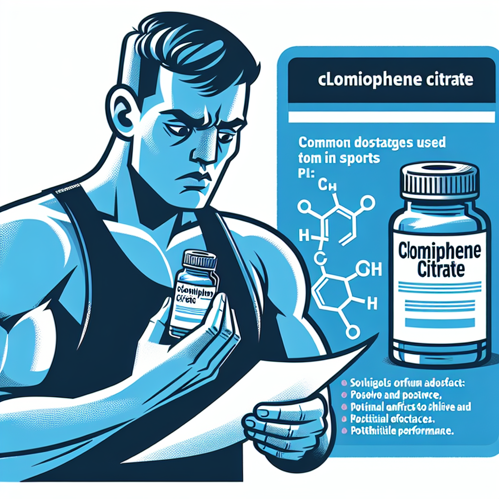Dosierung von Clomiphene citrate im Sport: Was Sie wissen müssen