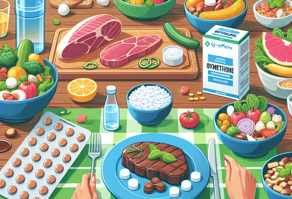 Optimale Ernährung bei der Anwendung von Oxymetholone Tabletten